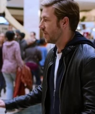 Luke Bracey Holidate 2020 Leather Jacket