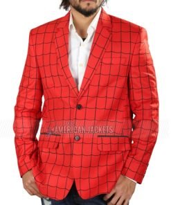 light red blazer