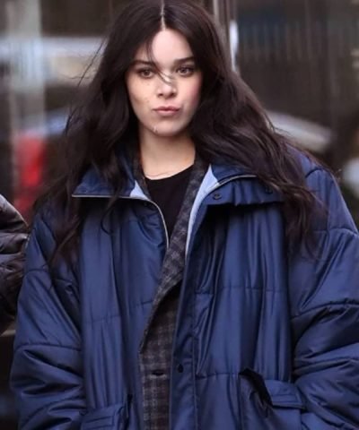 Hawkeye 2021 Hailee Steinfield Blue Puffer Coat