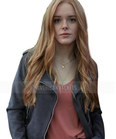 Fate The Winx Saga Abigail Cowen Black Leather Jacket