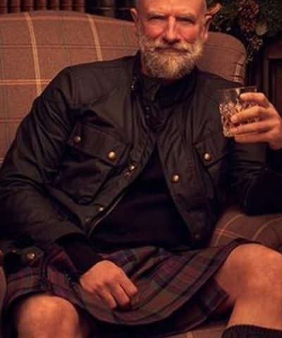 Men in Kilts A Roadtrip with Sam and Graham Graham McTavish Black Jacket