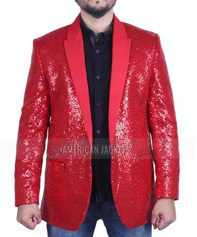 Super Bowl The Weeknd Red Blazer