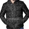 Black Bandana Puffer Jacket