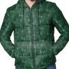 Green Bandana Puffer Jacket