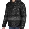 Bandana Black Puffer Jacket