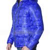 GTA 5 Blue Bandana Puffer Jacket