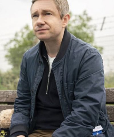 Martin Freeman Breeders Blue Jacket