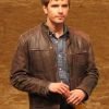 Ty Borden Heartland Brown Leather Jacket