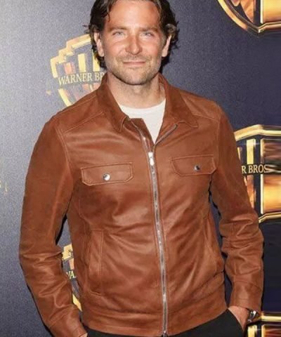 A Star Is Born Jackson Maine Brown Leather Jacket