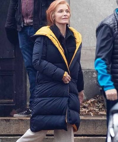 French Exit Michelle Pfeiffer Puffer Coat