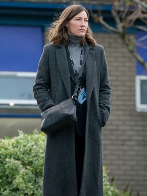 Kelly Macdonald The Line of Duty Jo Wool Coat