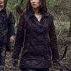 The Walking Dead Lauren Cohan Brown Jacket