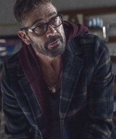 The Walking Dead S10 Jeffrey Dean Morgan Plaid Coat