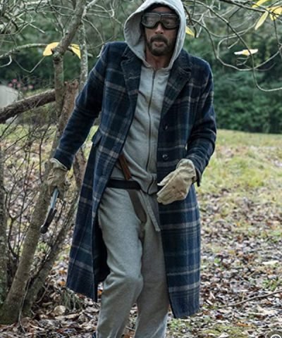 The Walking Dead S10 Jeffrey Dean Morgan Plaid Coat