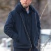 Charlie Hunnam Blue Cotton Jacket