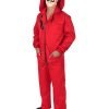 money heist red hooded jumpsuit