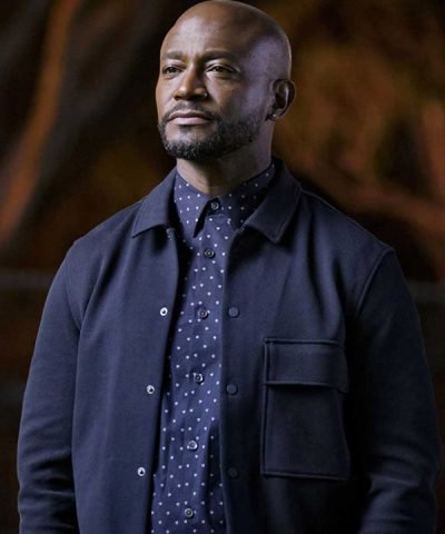 Taye Diggs All American Billy Baker Blue Wool Jacket