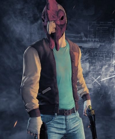 Hotline Miami Payday 2 Letterman Jacket