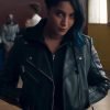 How I Became a Super Hero Leïla Bekhti Leather Jacket