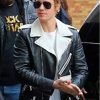 Justin Bieber Black & White Biker Jacket