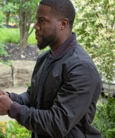 Kevin Hart Fatherhood Black Bomber Jacket