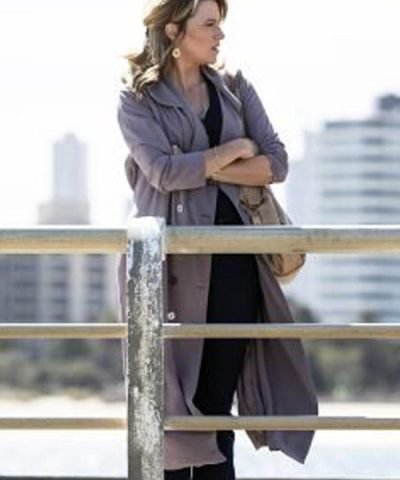 My Life Is Murder Lucy Lawless Trench Coat