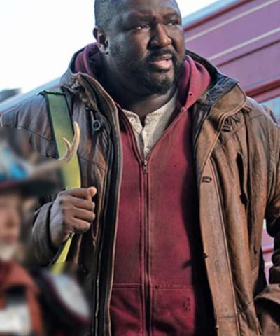 Sweet Tooth Nonso Anozie Brown Coat