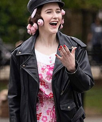 The Marvelous Mrs. Maisel Miriam Maisel Biker Jacket