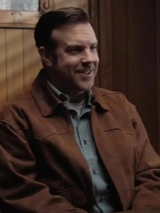 Jason Sudeikis South of Heaven Brown Leather Jacket