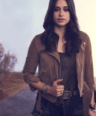 Roswell New Mexico S02 Jeanine Mason Brown Suede Jacket