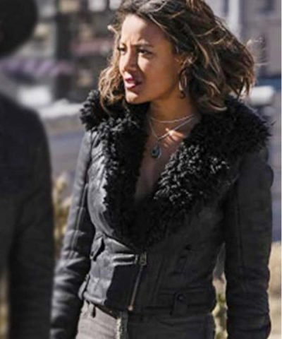 Heather Hemmens Black Leather Jacket