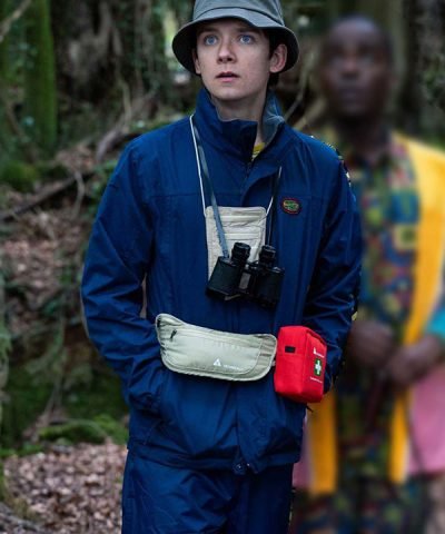 Sex Education Asa Butterfield Cotton Blue Jacket