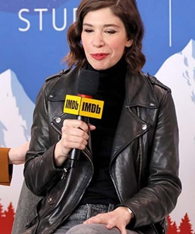 The Nowhere Inn Carrie Brownstein Black Biker Jacket