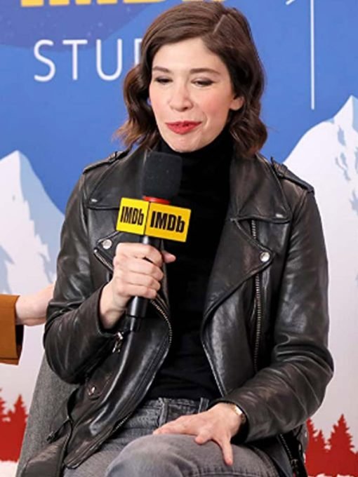 The Nowhere Inn Carrie Brownstein Black Biker Jacket