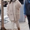 Selena-Gomez-Beige-Fur-Coat