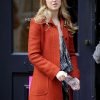 Ella Rae Peck Gossip Girl Red Coat