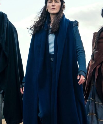 The Wheel Of Time Rosamund Pike Wool Trench Coat