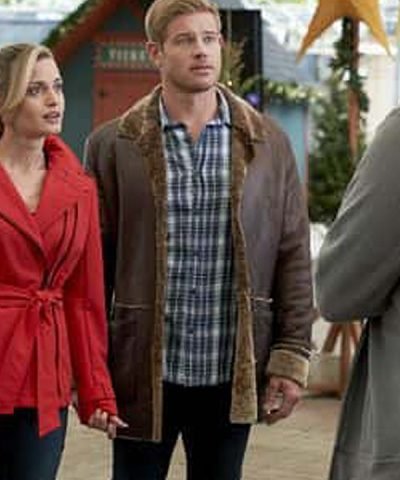 Trevor Donovan Nostalgic Christmas Brown Jacket