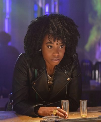 Kirby Howell Baptiste Why Women Kill Biker Leather Jacket