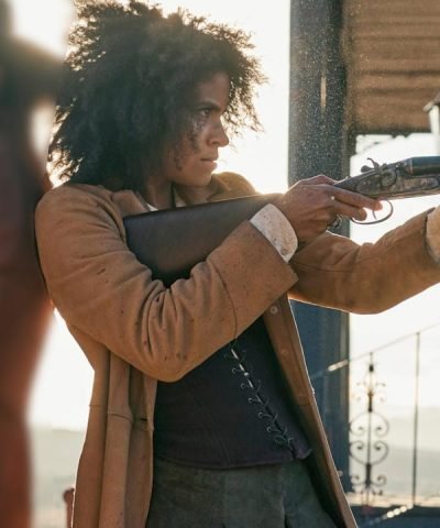 Mary Fields The Harder They Fall Zazie Beetz Trench Coat