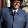 C L Franklin Respect 2021 Forest Whitaker Gray Wool Coat