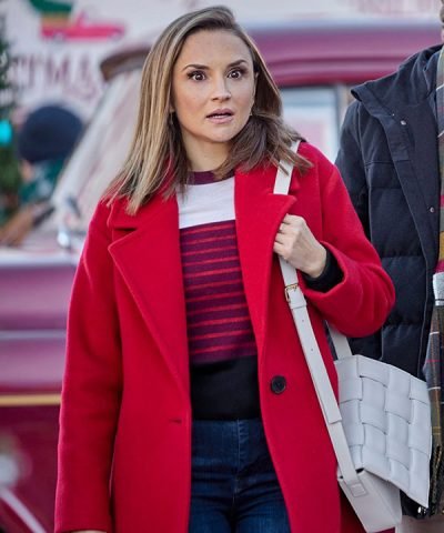 Merry Rozelle Tis the Season to Be Merry Rachael Leigh Cook Red Coat