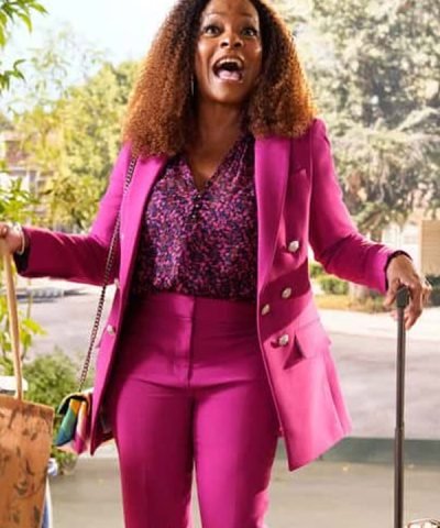 Bobbi Kenan 2021 Vanessa Bell Calloway Pink Coat