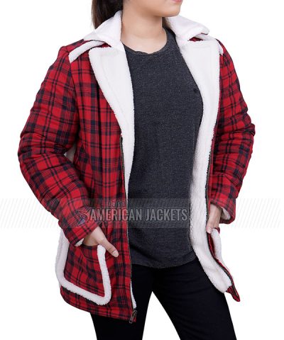 Ryan Reynolds Deadpool Red Jacket for Women