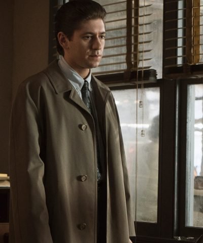 Joel Maisel The Marvelous Mrs. Maisel Season Michael Zegen Wool Trench Coat