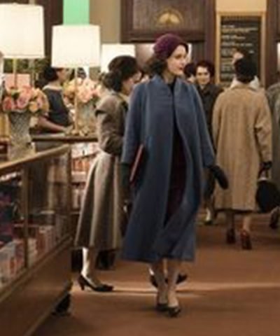 The Marvelous Mrs. Maisel Season Rachel Brosnahan Grey Coat