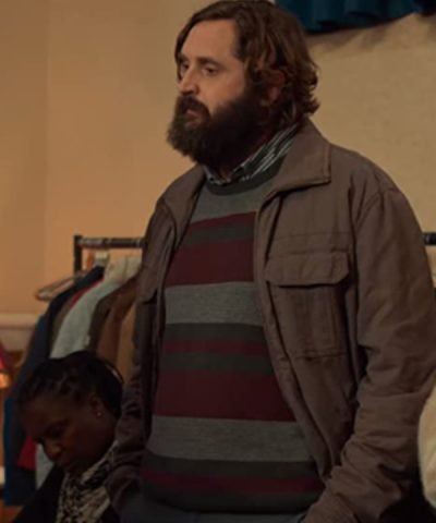 Pat After Life Joe Wilkinson Brown Jacket