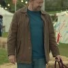 After Life Ricky Gervais Brown Jacket