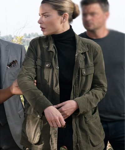 Chloe Decker Lucifer Lauren German Brown Cotton Jacket