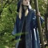 The Witcher Freya Allan Blue Trench Coat